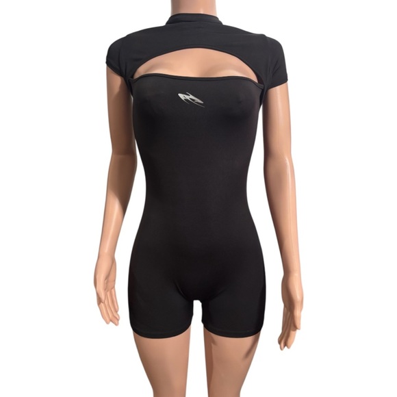 MURCI Women’s Fitted Cut Out Bodysuit Top - Picture 2 of 14